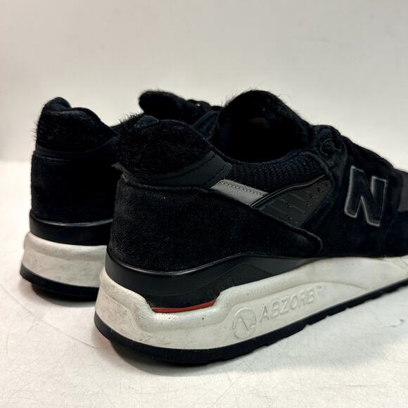 VGUC New Balance 998 Pony Hair Black White M998TCB Made in USA Men\'s 11 main image 9